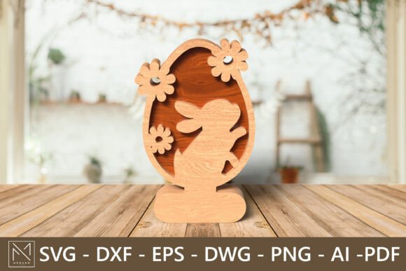 Bunny Easter Shelf Sitter SVG for Spring Amp Laser Cutting