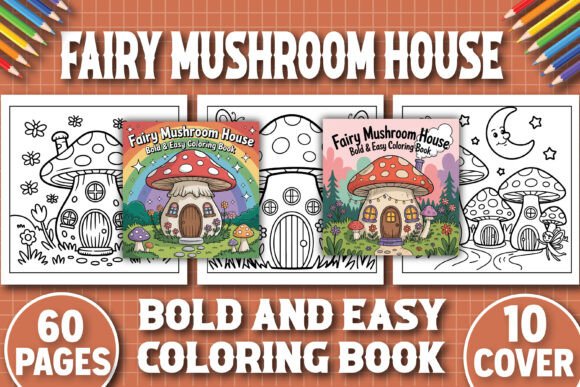 Fairy Mushroom House Coloring Book Pages: A Designer's Review