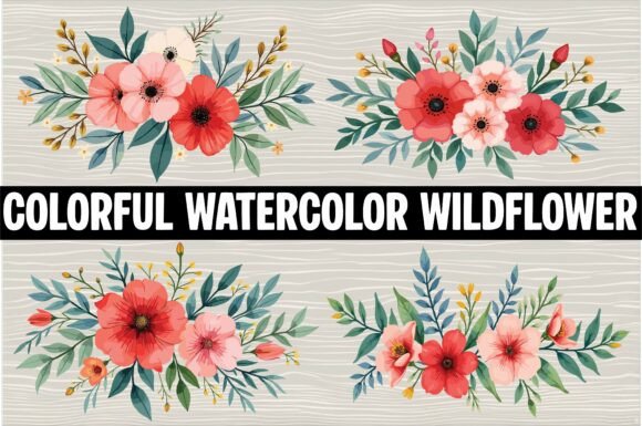 Floral Bouquet with Watercolor Features: A Designer's Review