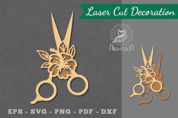 Floral Laser Cutting Ornaments for Brand Design