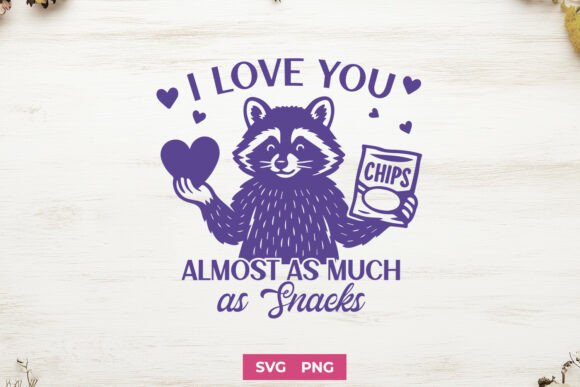 I Love You Almost As Much As Snacks SVG: Graphics for Crafts