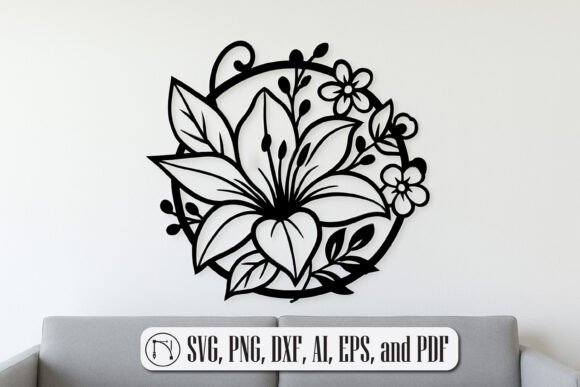 Laser Cutting Meets Wall Decor: Lily Flower SVG Review