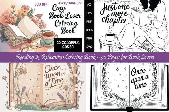 Review: Reading Relaxation Coloring Book for Embroidery
