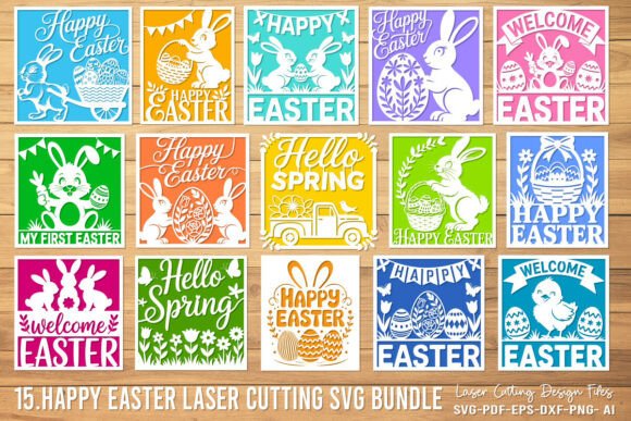 Spring and Easter Laser Cut SVG Bundle Review