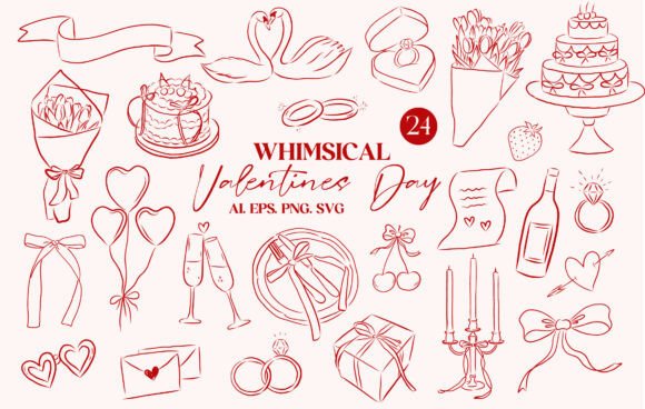 Valentines Clipart: Graphics and Illustrations for Handmade Creators